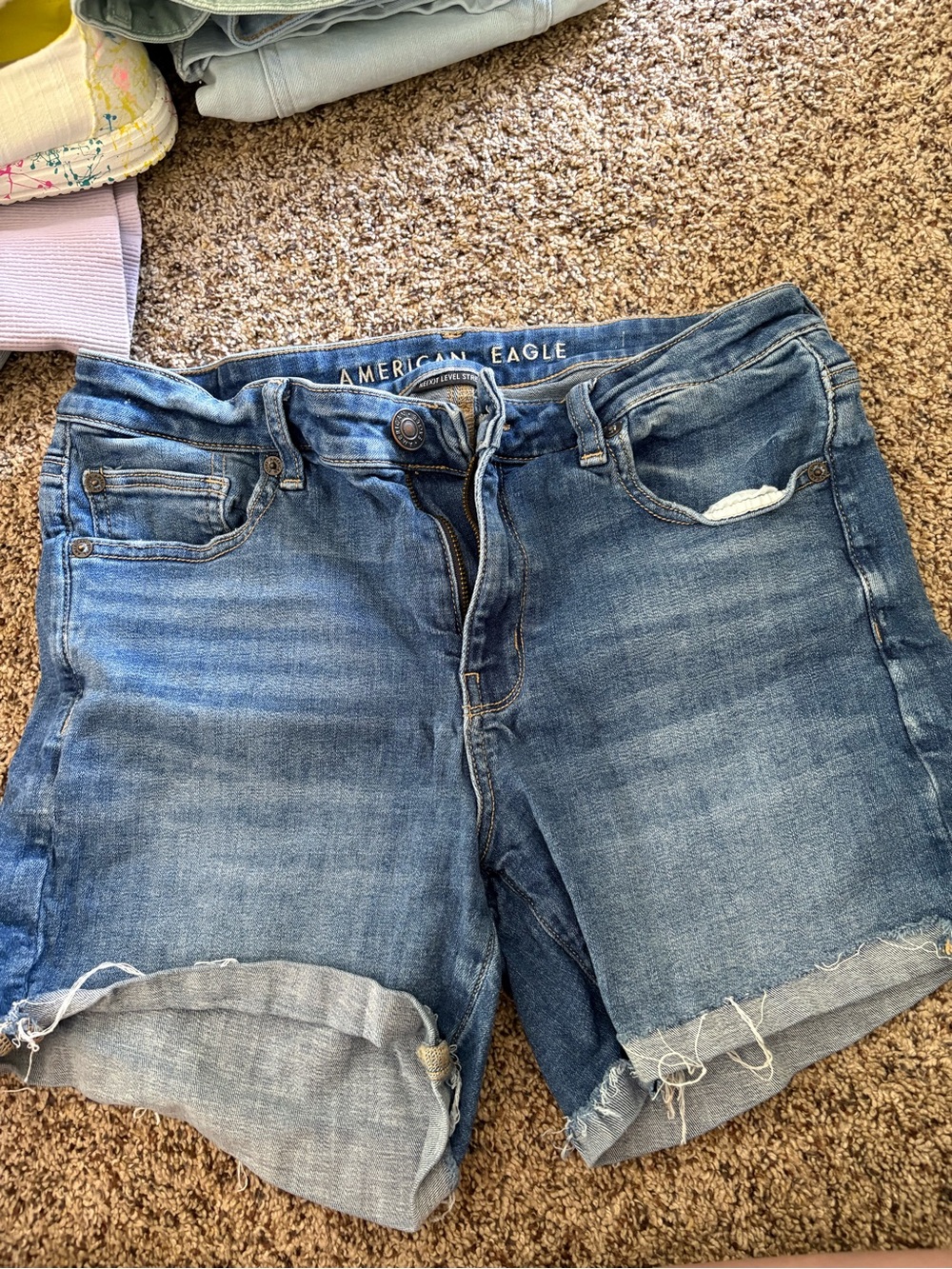 AE MIDI Jean Shorts